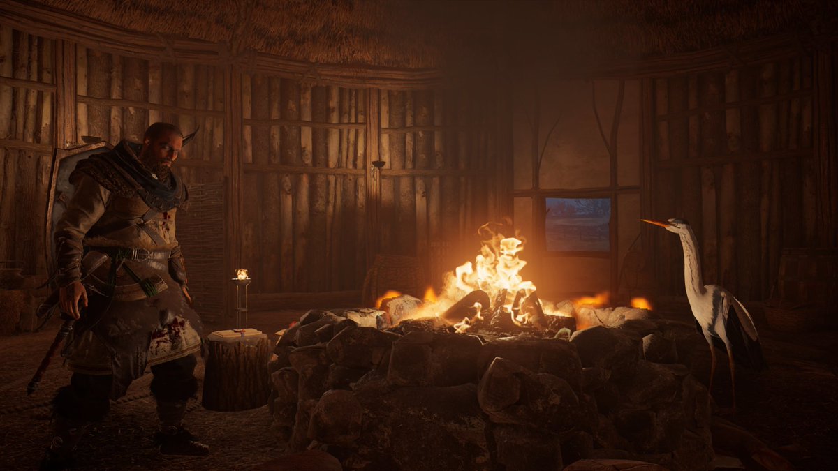 RemuthaGT's tweet photo. Just a normal visit to an ...egret's house? #AssassinsCreedValhalla #XboxShare https://t.co/eZEJzSVUSC