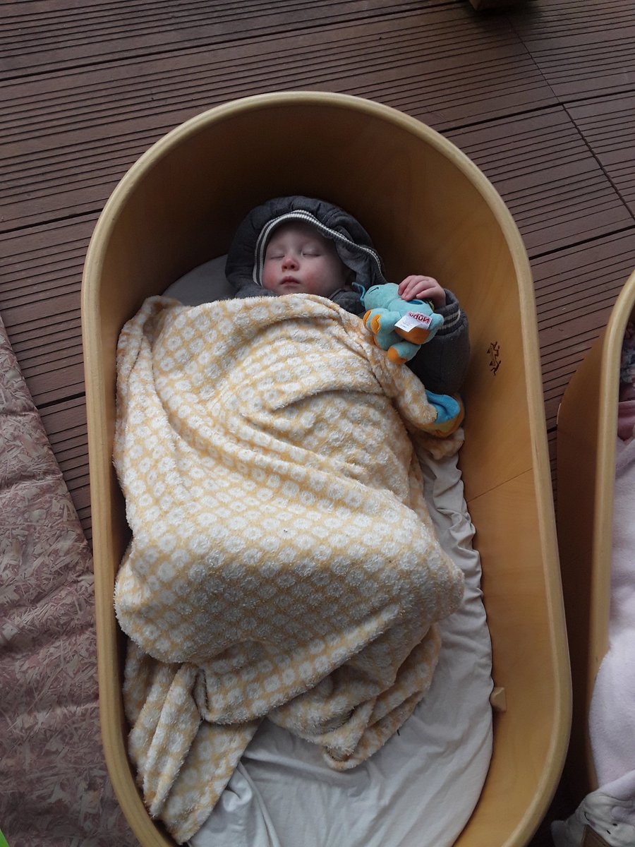AshbridgeMaxy's tweet photo. Peacefully sleeping outside after a busy morning playing and exploring in bluebells. #outdoorweek #outdoornursery #freshair #healthy #snug #warm #happybabies #bluebells https://t.co/7NZbf6wThy