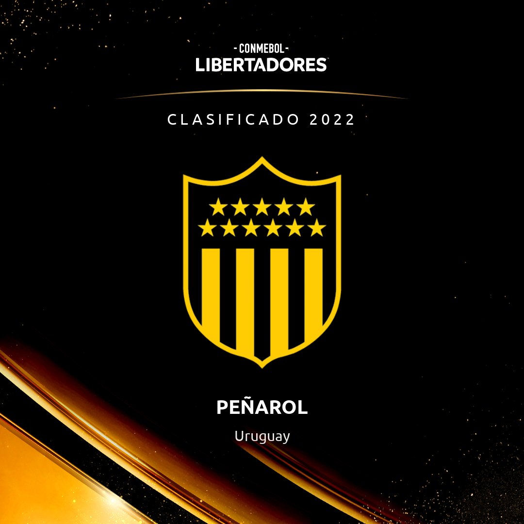 Libertadores's tweet photo. 🏆🇺🇾 ¡Clasificado a la CONMEBOL #Libertadores 2022!

🟡⚫ @OficialCAP jugará la Copa por 48 vez en la historia.

🙌 El Manya tiene cinco títulos y sueña volver a alcanzar la #GloriaEterna. https://t.co/pxIGwD12N3