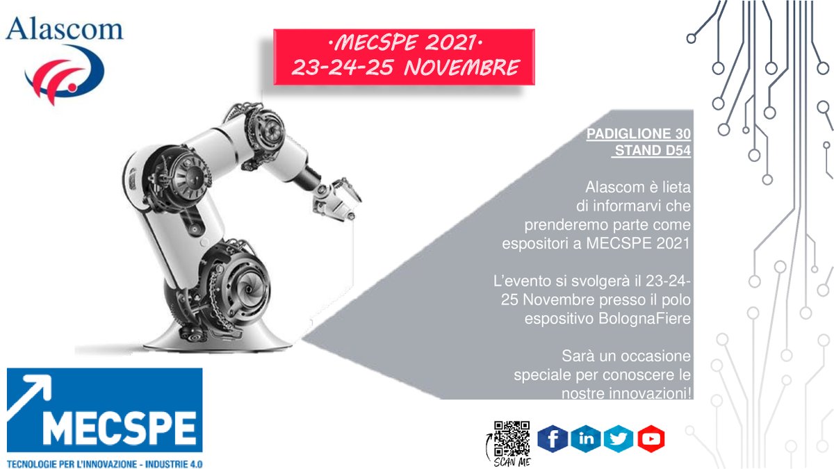 🔊New Mobot Tele 100!🔊

📈Venite a trovarci a Mecspe 2021 per scoprire il nostro nuovo Mobot, con l'innovazione in lifted mode del braccio telescopico, con un estensione in verticale di 75 cm.

#mecspe2021 #mobot #industry40 #innovazione