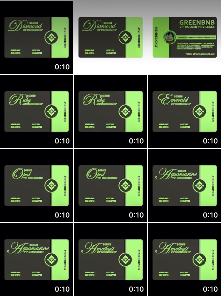 greenbnbbsc's tweet photo. All designs are set. We are ready now to create the NFT Smart Contract and mint all of these. Only 50 Diamond NFTs for the first release. For the 1st 50 buyers only. Now who's pumped?😎

Time for frogs to go to the moon.🚀🚀🚀🚀🚀
#RewardsAreComing
#PassiveIncome
#NFTgame https://t.co/ZVkZdriI2p