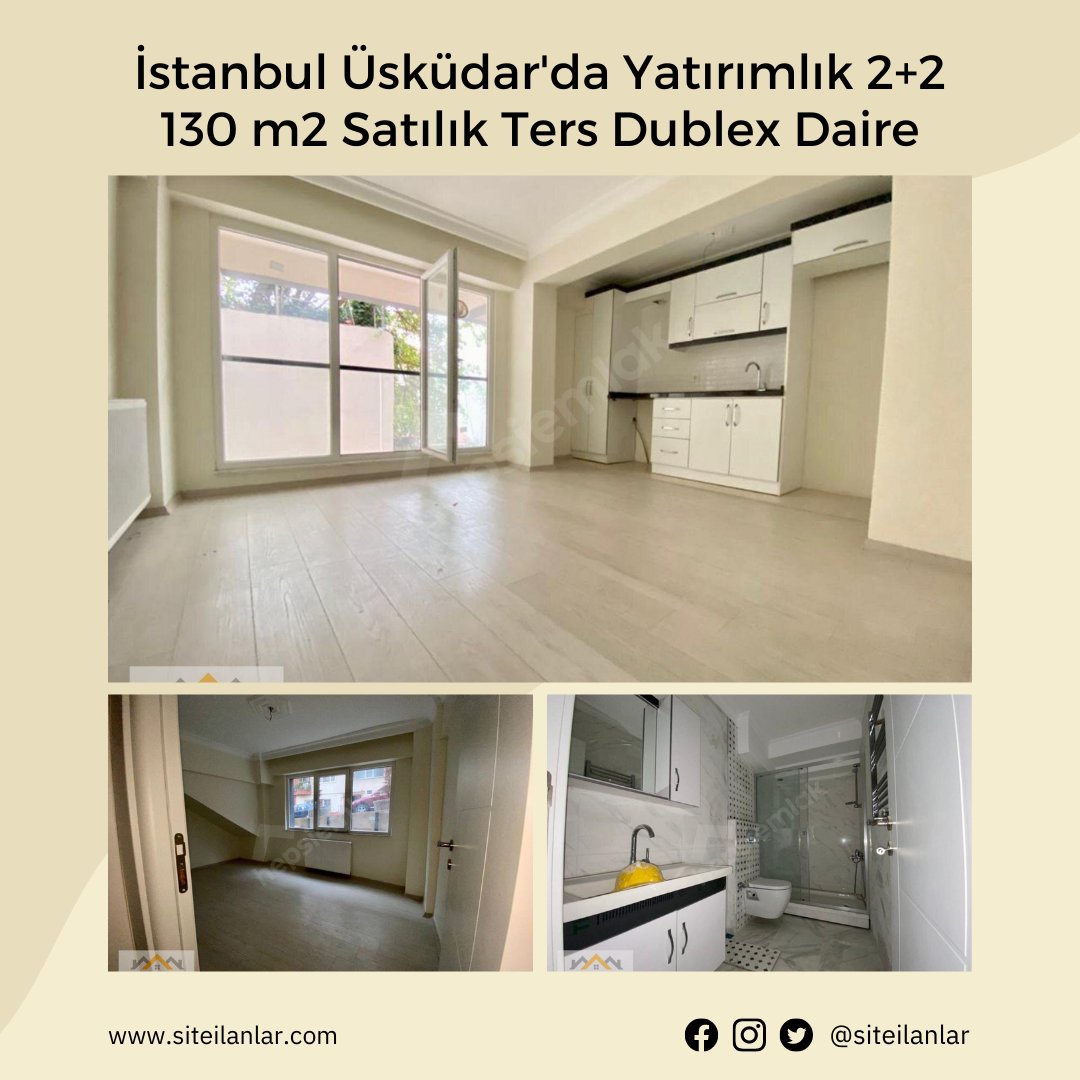 siteilanlar's tweet photo. 📍İstanbul Üsküdar'da Yatırımlık 2+2 130 m2 Satılık Ters Dublex Daire

🏷 Fiyat: 1.050.000 TL

👤Kamil Gezer
📌Fatih Emlak
📞0552 759 15 98

📌 İlan No: # 1005674
ℹ️ https://t.co/GB6p8TsRGj

#emlak #gayrimenkul #remax #coldwellbanker #satılık #kiralık #konut #sahibinden #üsküdar https://t.co/74bsMje9Ks