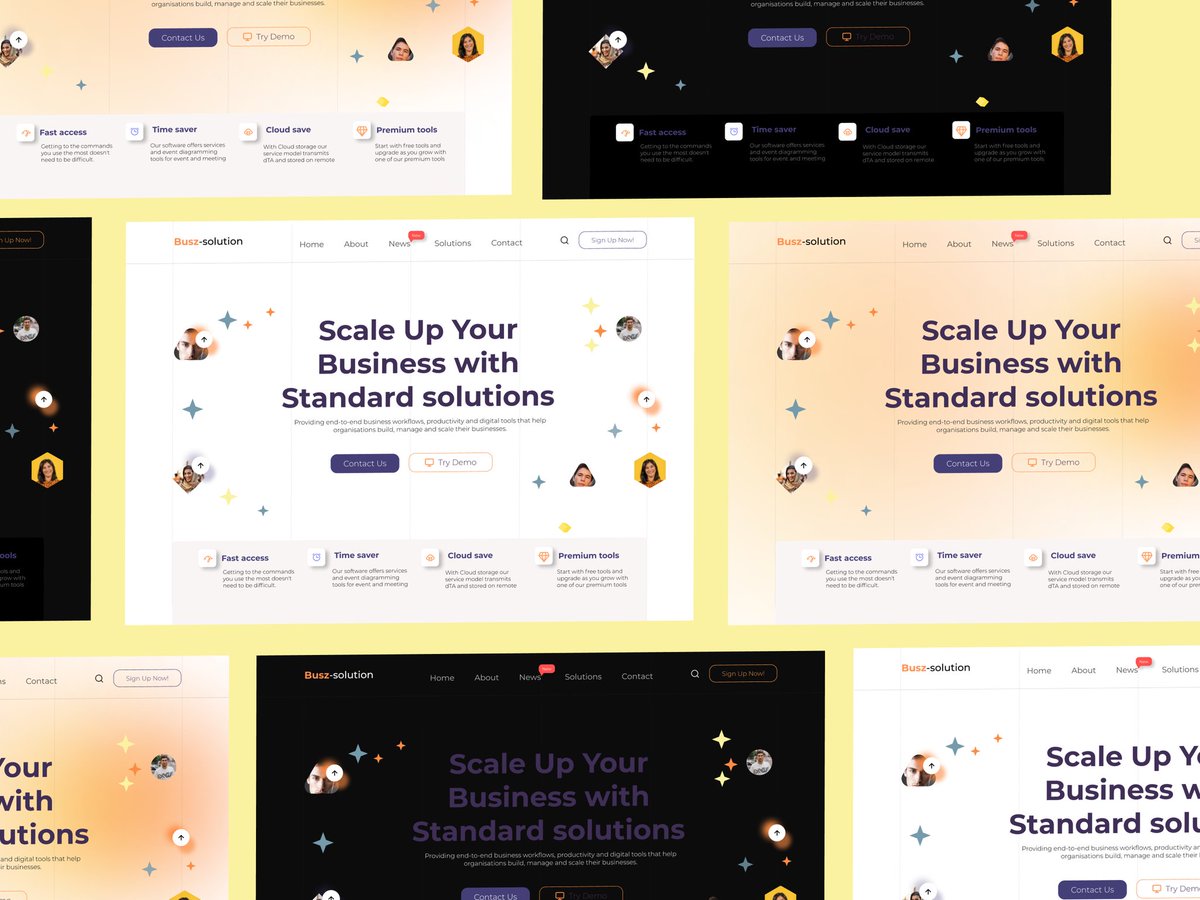 PeterROCK_'s tweet photo. Landing page design sass solutions. #uxdesign #twitterdesigners @dnaijatechguy @Quin_didi @furgiecodesuxui @LindseyCreated @designcoursecom #figma #figmadesign @figmadesign @productdesignr https://t.co/Q50pU1w8Pk