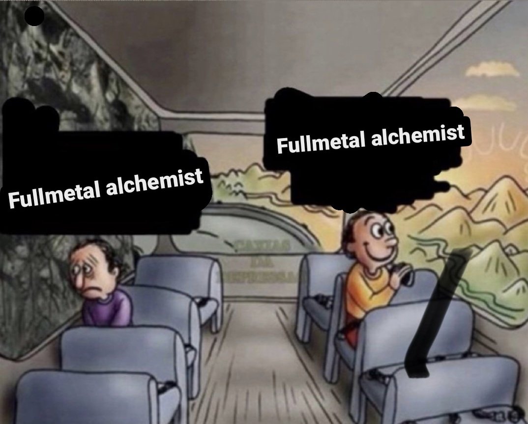 Cuando llegas a la mitad del episodio de Fullmetal alchemist: