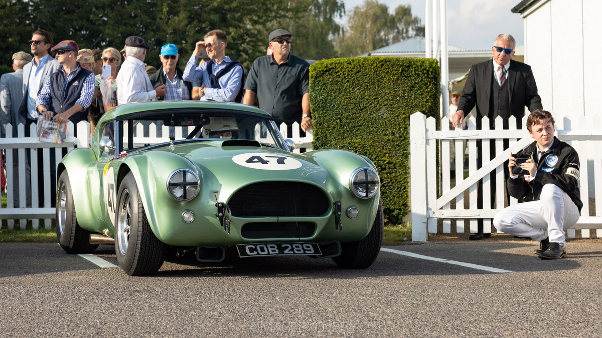 robertovery's tweet photo. FIRST OUT #IMAGEBYOVERY #goodwoodrevival #grrc #ratttcelebration #billshepherd #cobra https://t.co/aya2XpLju5