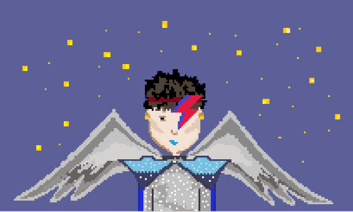 festival_punks's tweet photo. Wow this little beauty just sold on @ProtocolTalis. 
https://t.co/59ASFso5ss 

#bowieangel #nftartist #nftart #glastopunks #festivalpunks $luna $ust https://t.co/yoEG4m5mbh