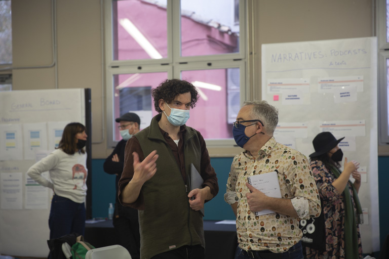 firatarrega's tweet photo. 🟠Everything is ready to explore new forms of creation in public space. We are hosting the European (Un)Common Spaces (@INSITUplatform) #Tàrrega meeting! We've spent a morning full of work and satisfaction, intense and very enjoyable. Keep going! #InSituPlatform https://t.co/1f2d5bOHEb