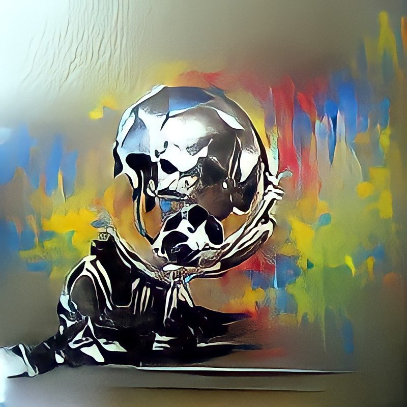 FkheadS's tweet photo. Primal Chrome
#acrylic #chrome #AI 
@get_starryai https://t.co/vLfFRFvCOb