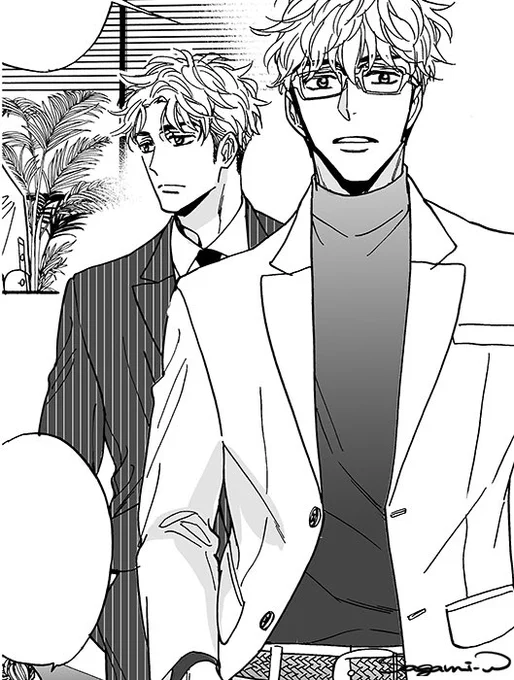 #いいにいさんの日 ということで
今月号と6巻3話扉の和智兄
和智兄は顔を描くのがとても楽しいです。顔が好き🤗中身…というか性格に関しては「いかに腹立たしい男に描くか」を模索しながら描いてます🤗

#くち嘘
#くちづけは嘘の味 