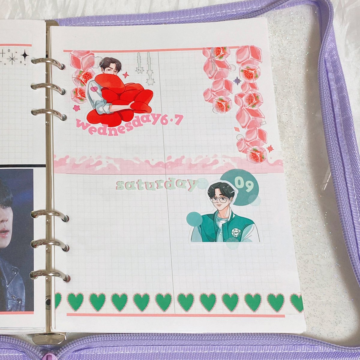 v_vint5's tweet photo. 210904 ~ 210910 엑소 다이어리 꾸미기 다꾸
ㅤㅤㅤㅤㅤㅤㅤㅤㅤㅤㅤㅤㅤㅤ
🔻
📒 다이어리
멜치판님 다이어리

✂️ 스티커
믬님 커미션 스티커

- https://t.co/6INjkobgYX