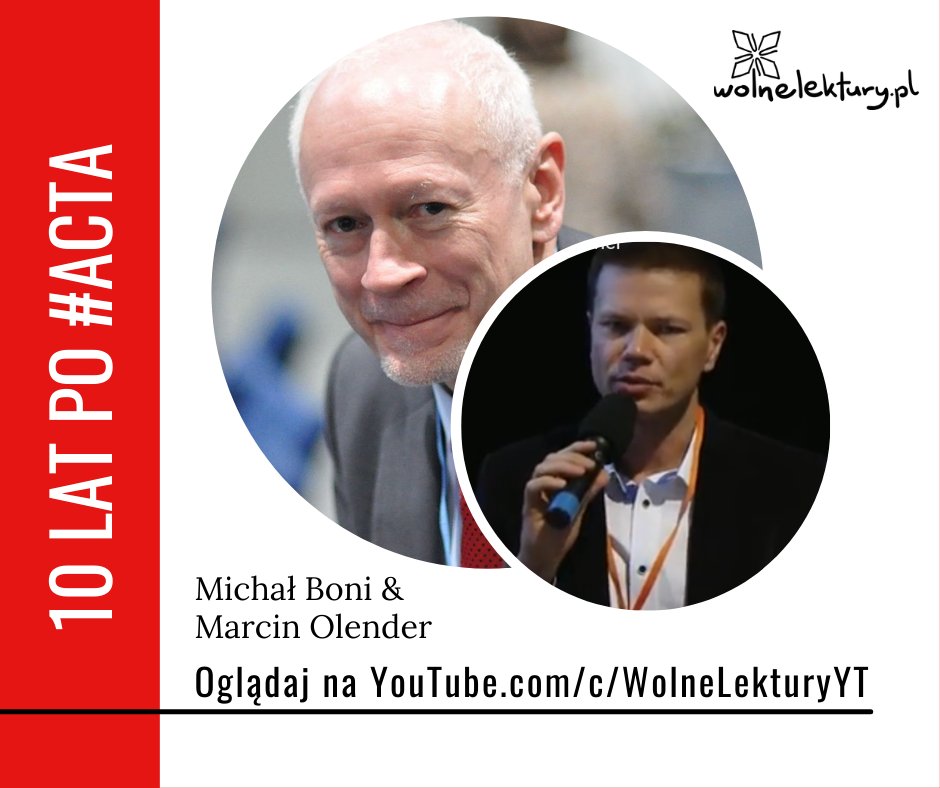 digiRgonzo's tweet photo. Dzisiaj (wtorek) o 19:00 zapraszam na debatę 10 lat po #ACTA w składzie @szymielewicz @jlipszyc  @edwinbendyk @MichalBoni @RadekCzajka @K_Izdebski @zby rysiek Woźniak &amp;co. Streaming na YT > https://t.co/BxEF4YOSjq < CC @sylvcz @VaGla @LidiaRa2 @ngopl @dwutygodnik @niebezpiecznik https://t.co/i7OLLcLZK3