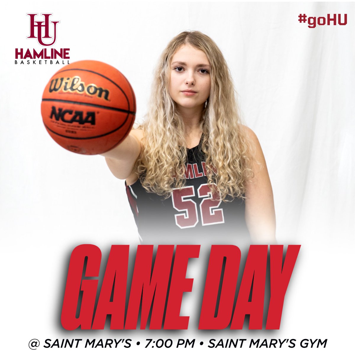 🚨Game Day!
🏀 @ St. Mary’s 
🕐 7:00 PM
📍 Saint Mary’s Gym
💻 saintmaryssports.com/watch/?Live=16…
#goHU