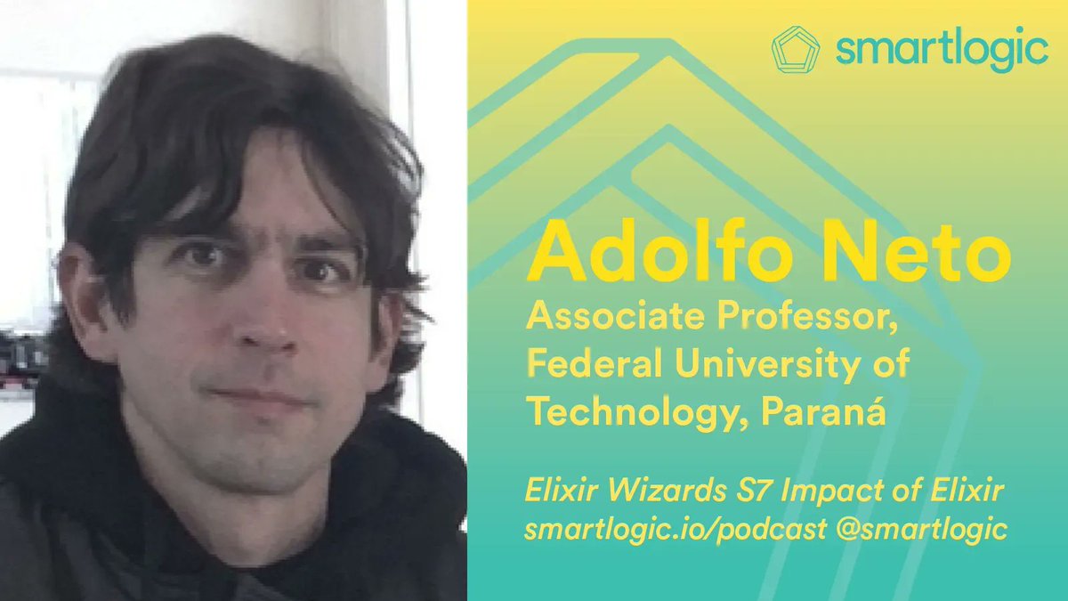 This week on Elixir Wizards we are joined by professor, podcaster, and programmer <a href="/adolfont/">Adolfo Neto in on BlueSky and on Mastodon</a>. Tune in to hear how he learned about functional programming, his path to becoming a professor, and his recommended resources for learning Elixir. #myelixirstatus #elixirlang