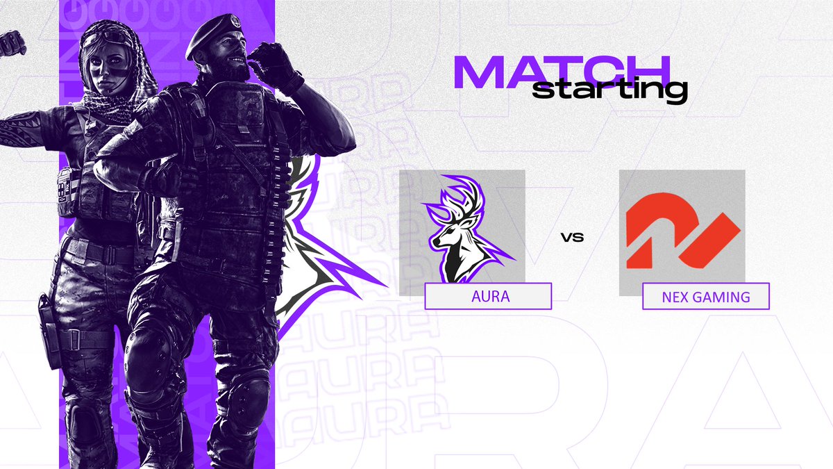 [#R6S]

Tonight is the next match in S6 of Talent league.

There is currently no stream for the match, but don't worry as we'll keep you updated on the scores!

🆚️ <a href="/NeXGaming_GG/">NEX Gaming</a>
⏰ 19:00 GMT

#PowerYourAura🦌