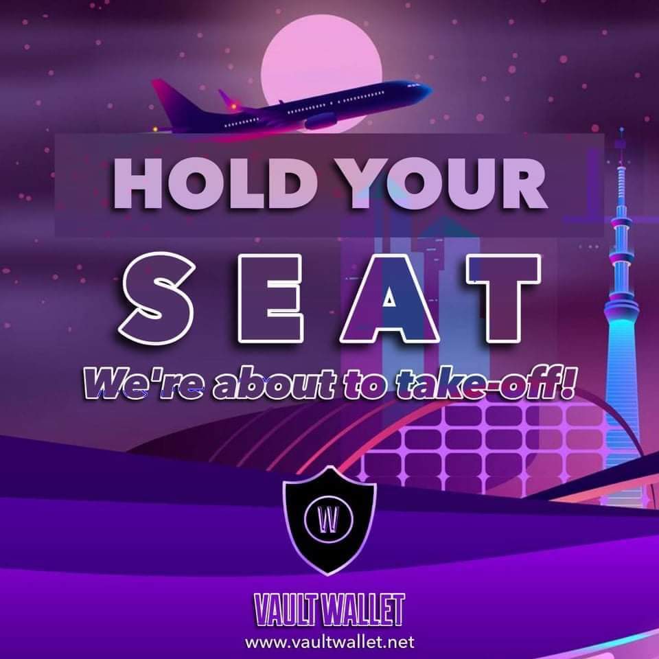 📣📣 ANNOUNCEMENT📣📣
We would would like to inform everyone that we will launch $VLT TODAY at 🔥 "4PM UTC" 🔥 🚀 🚀🚀

Join us us in Telegram for the Launching 
🗨️ t.me/VaultWallet_Of…

#Fairlaunch #newtoken #vaultwallet #Presale #TrendingNow #CryptoNews #bsc #cryptocurrecy