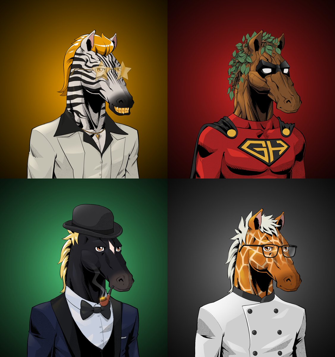 RandyNft's tweet photo. @DropYourNFT 👍 Whitelist spots available 

✅ 9.999 unique, qualitative and randomly generated GentleHorsemen
✅ Multi-generational project
✅ Building a long term community
✅ Daily Giveaways/games (Whitelist spots/NFTs)
@GentleHorsemen https://t.co/QWC9IEXLWH