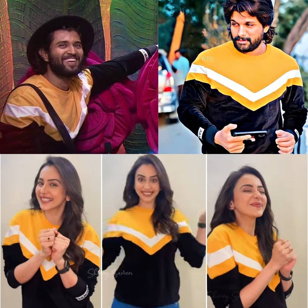 #VijayDeverakonda @RowdyclubI

Rowdy Wear
Wear by @alluarjun & @RakulPreetTeam

#LIGER #RakulPreetSingh #AlluArjun