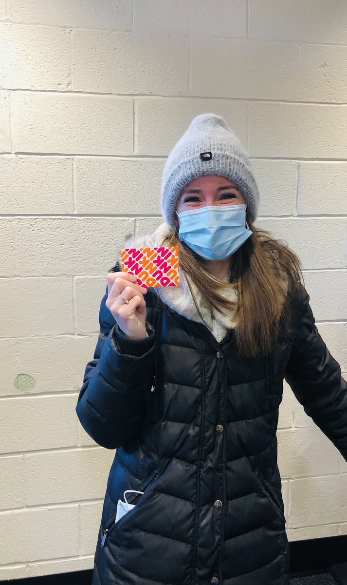 CarrieAzab's tweet photo. And the second winner of our morning trivia is Ms.Jackie! Can you tell she was excited? Who will be our winner today? #WeAre54 #WeAreELC #SproutingFun https://t.co/xRBGyniZmN