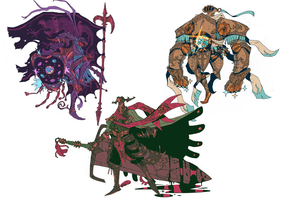 Anontloudeac's tweet photo. Here are all of the PALADINS of AL Andalus! Once again thank you for the continued support on this series! Still having a blast doing these but i'm also planning on expanding their stories in the future... https://t.co/hYaRNCIGdB