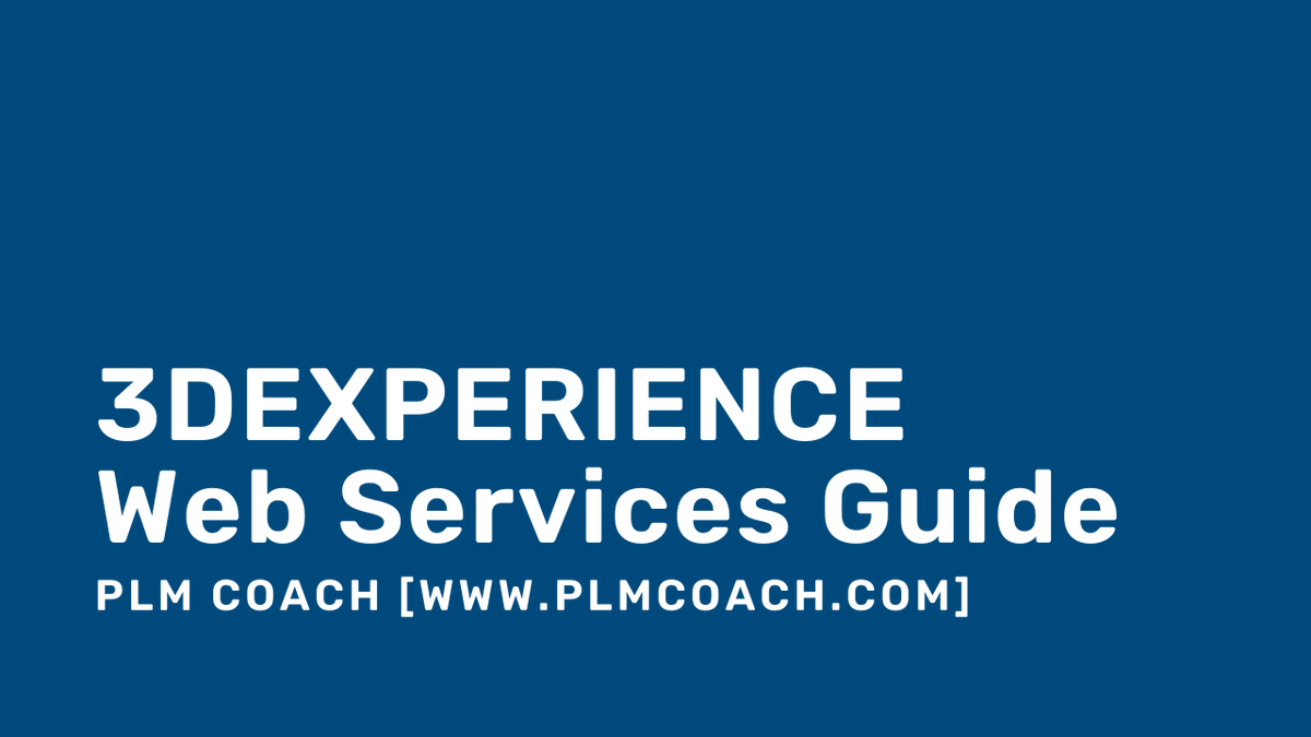 PLMCoach's tweet photo. 3DEXPERIENCE Web Services Guide

https://t.co/5PxWQ2TtGw

#3dexperience #3dexperienceworks #3dexperienceplatform #plmsolutions #training #onlinetraining #plmcoach https://t.co/9D56EDFbDA