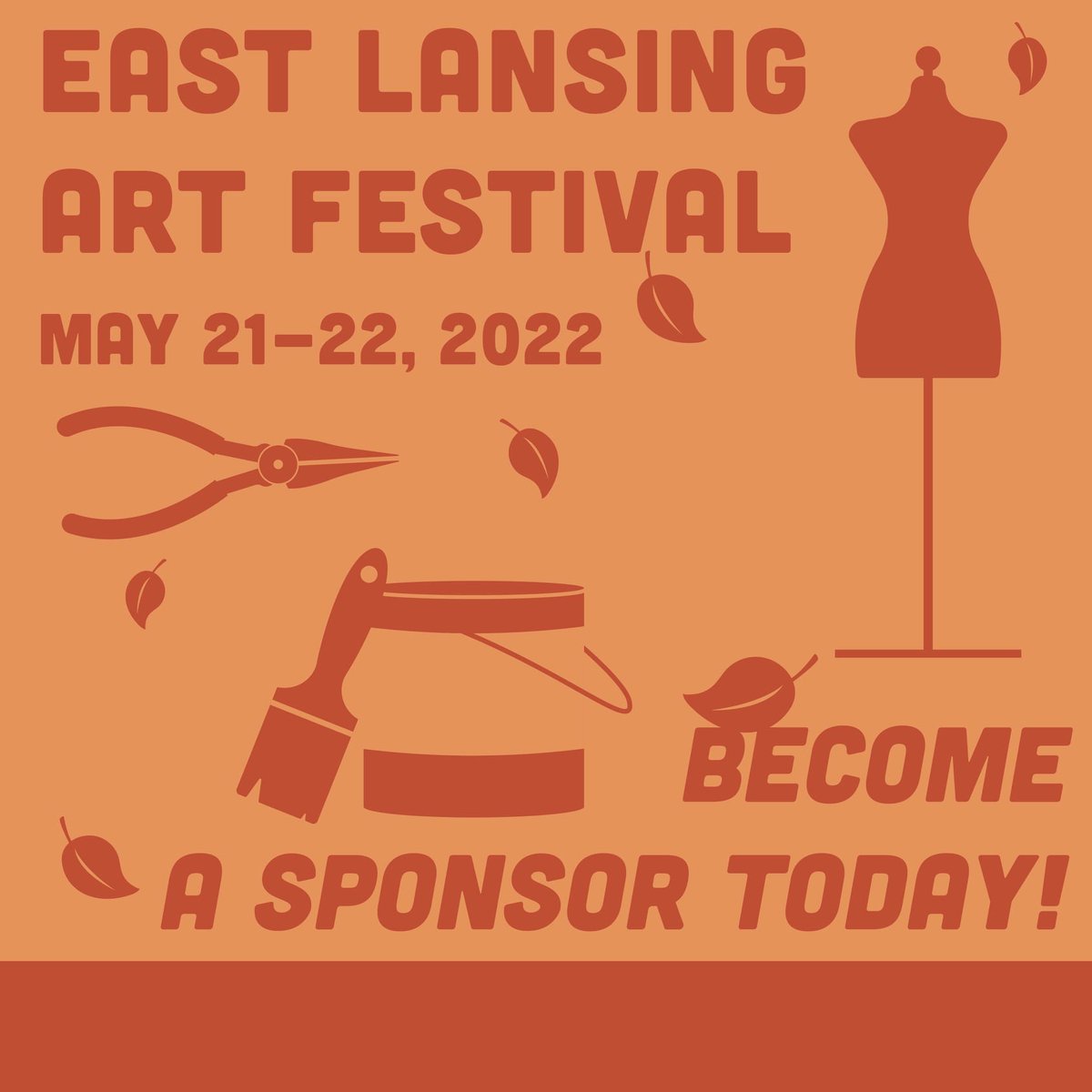 elartfest's tweet photo. The last leaves of fall are sifting to the lawn. Feels like the year is already coming to a close. But it is not too late to become a sponsor of the East Lansing Art Festival! Link below for more information.

https://t.co/hPrn8eh3nC https://t.co/c7Xis6CoCq
