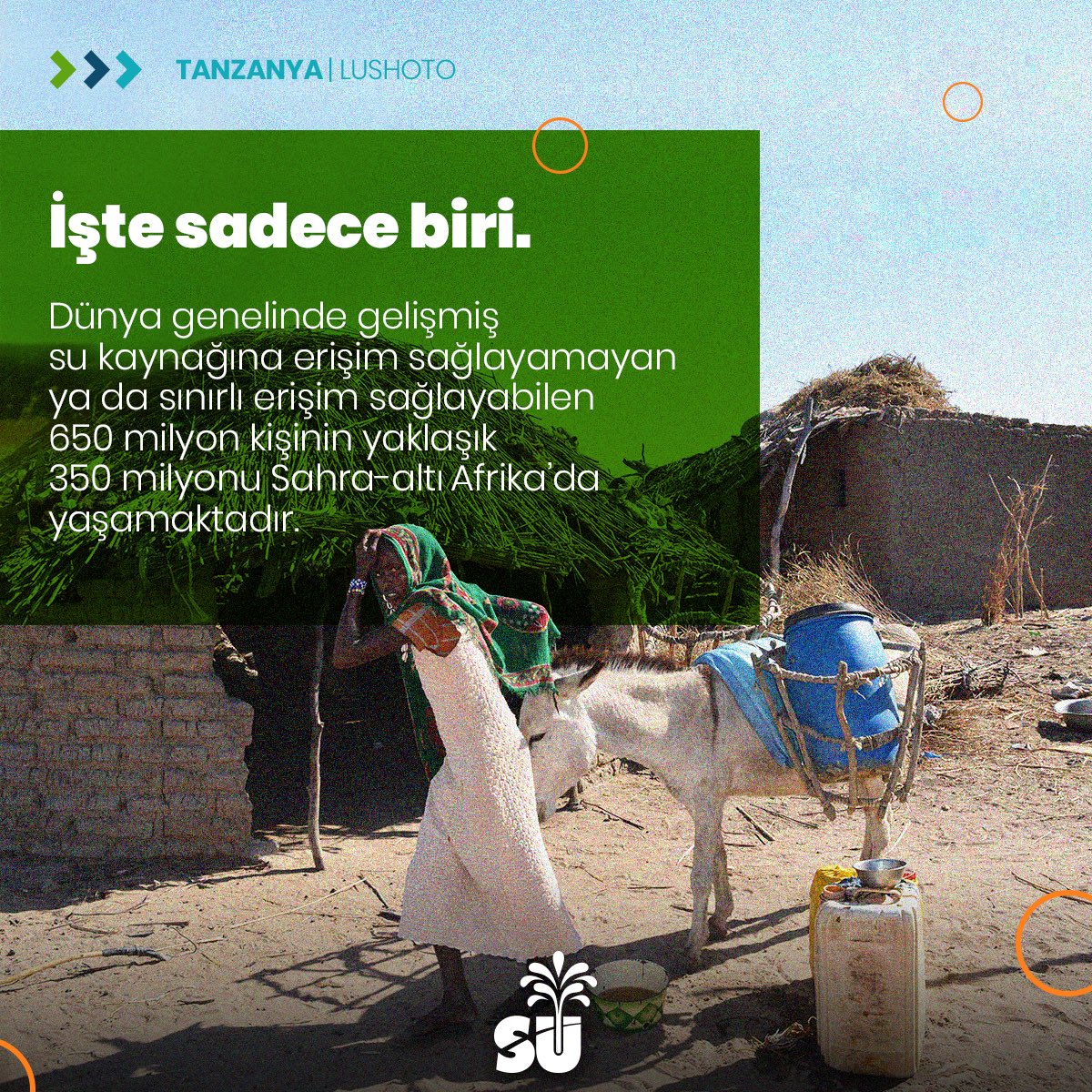 sukuyusudernegi's tweet photo. İşte sadece biri.
❗Dünya genelinde gelişmiş su kaynağına erişim sağlayamayan ya da sınırlı erişim sağlayabilen 650 milyon kişinin yaklaşık 350 milyonu Sahra-altı Afrika’da yaşamaktadır.
#sudansebepler #sukuyusu https://t.co/lys1f13xJs
