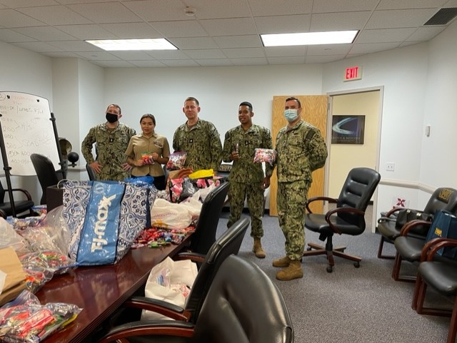 Thank you all for your generous candy donations.  Thanks to Mrs. Pellegrino who made sure our friends from the Navy received our donation.
