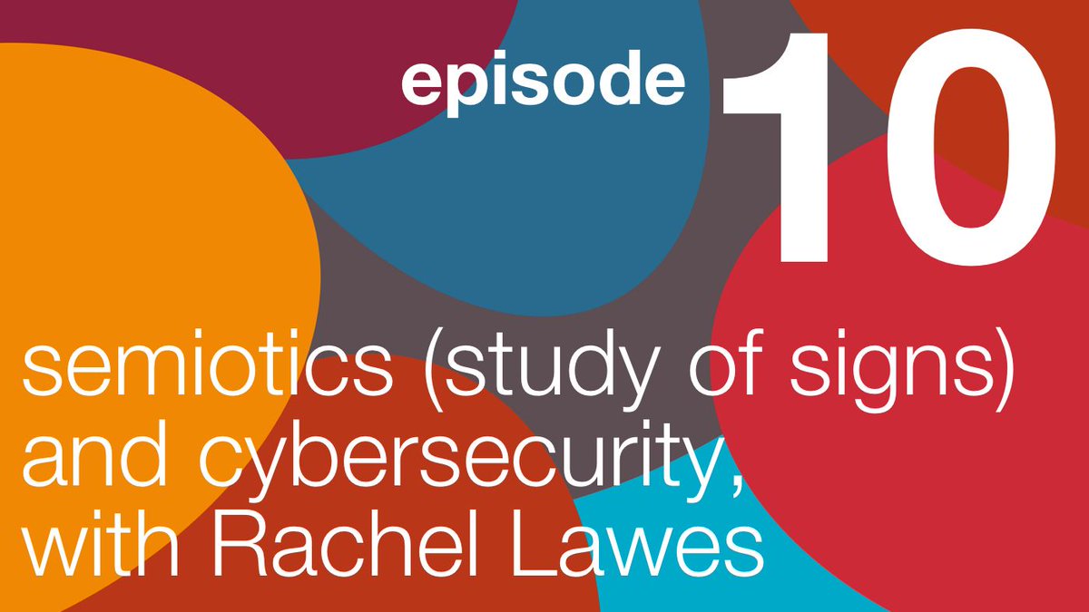 What on earth is semiotics and how can it help us in the infosec industry? Rachel Lawes unpacks this in episode 10 and had so much fun that she joined me again for a second round in a later series.

Listen here - re-thinkingthehumanfactor.com/podcast/semiot…

#Semiotics #Infosec #RHF