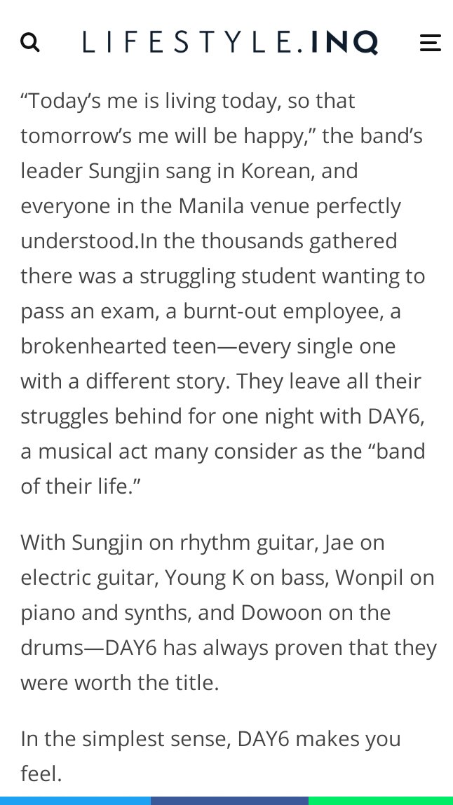 Thank you to the writer of this feature article. 💙 
Happy 2nd Anniversary! ♡ 
#DAY6GRAVITYinMNL 
#DAY6 #데이식스