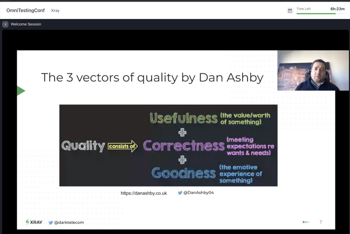 darktelecom's tweet photo. I keep quoting @DanAshby04 and other smart people because we learn from others.
#tOmniTestingConf #testing #quality https://t.co/9k2wJXuLCA