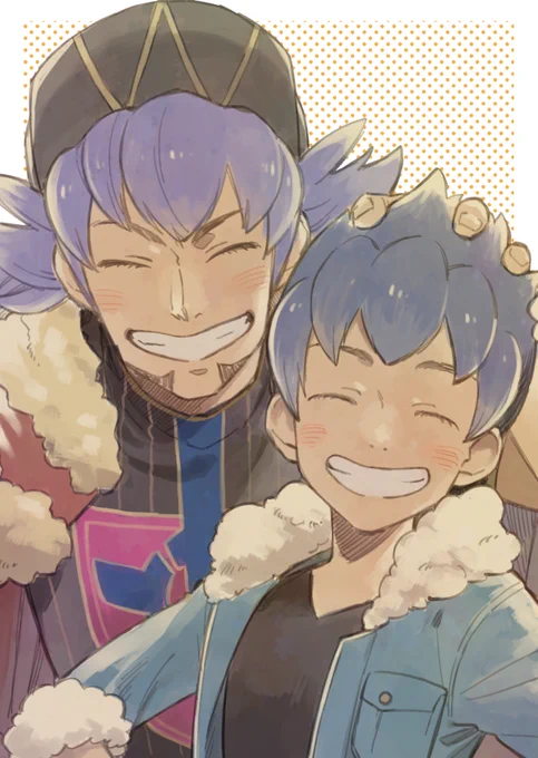 ダンデさんとホップくん 
