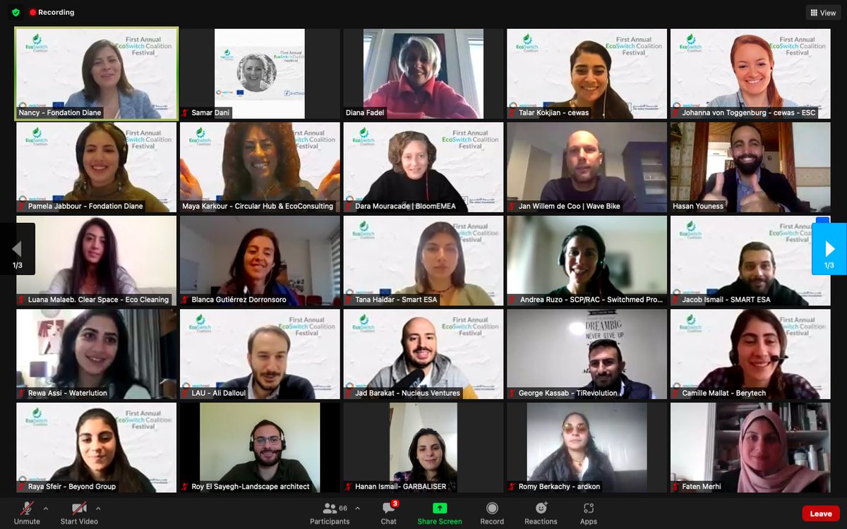 samar_dani's tweet photo. Excited to join the first #EcoSwitch Festival in Lebanon gathering all 17 partners of the EcoSwitch coalition &amp; many #green #entrepreneurs &amp; enthusiasts! Join us today until Thursday! @INJAZLebanon https://t.co/1CEwinvQqg