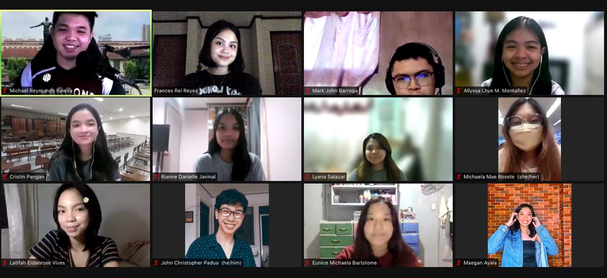 vitalsigns_upcn's tweet photo. LAGI’T LAGI PARA SA ISKONARS AT PILIPINO: TURNOVER MEETING

On Saturday (November 20, 2021), the outgoing Editorial Board of Vital Signs headed by Frances Rei Reyes, former editor-in-chief, has officially handed over the reins to the new Executive Board for school year 2021-2022. https://t.co/McHU5vUyk4