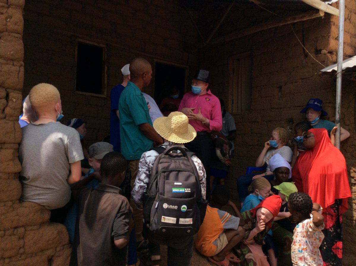 AlbinismNews's tweet photo. We had a life transforming journey to #RwamwanjaRefugeeSettlement
Camp over the weekend for a medical camp for our brothers and sisters with albinism. #Larubi https://t.co/PG8a6bpRtv