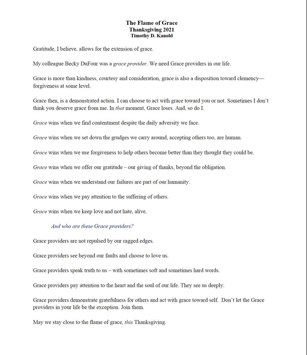 To All Educators: My Thanksgiving thoughts about the extension of grace as we near the end of a stress-filled 2021. <a href="/THBoogren/">Tina H. Boogren, PhD</a> @TLAMath @PaulaMaeker <a href="/jeeneemarie/">Jeanne Spiller</a> <a href="/lcruzconsulting/">Luis F. Cruz</a> <a href="/drlangraad/">Nathan Lang-Raad, Ed.D.</a> <a href="/Regina_Owens/">Dr. Regina S. Owens</a> @bkbutler_brian @cjakicic <a href="/plugusin/">Bill Ferriter</a> <a href="/BillJBarnes/">Bill Barnes (he/him)</a> #atplc #LYBL