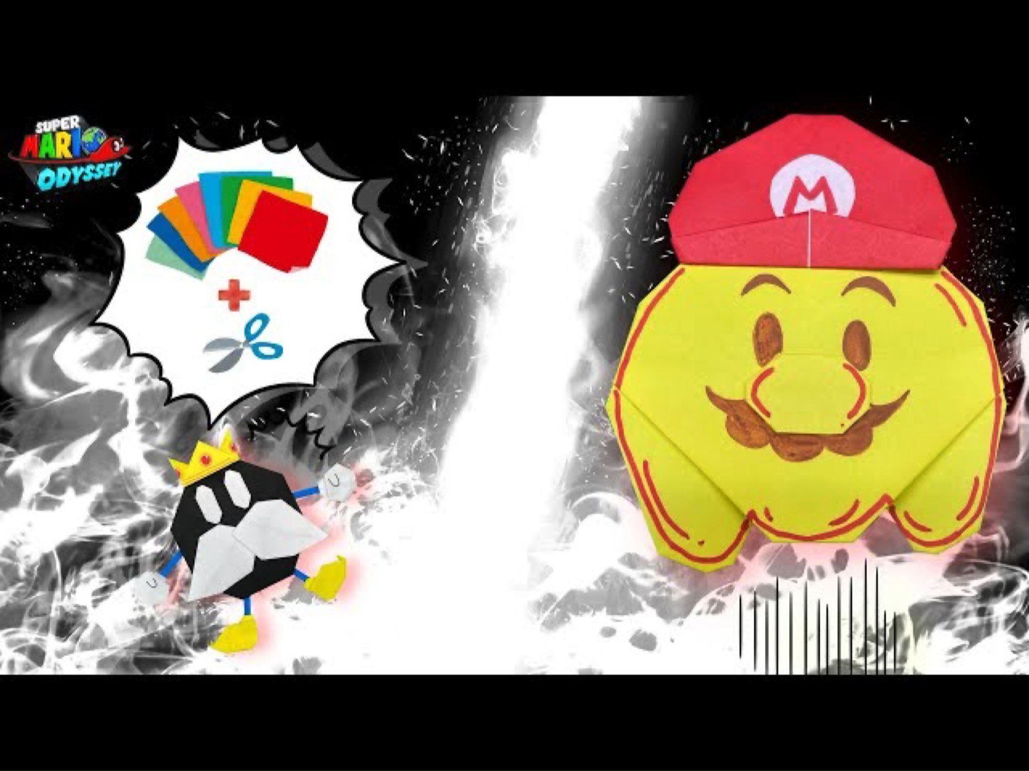 おりがみフィギュア 折り紙作家 マリオオデッセイシリーズ続いておりまーす キャプチャーバブル マリオ帽子はなんでも可愛くするわね キャプチャーバブルの作り方 T Co R1aozyhzvr マリオ Mario マリオオデッセイ マリオ
