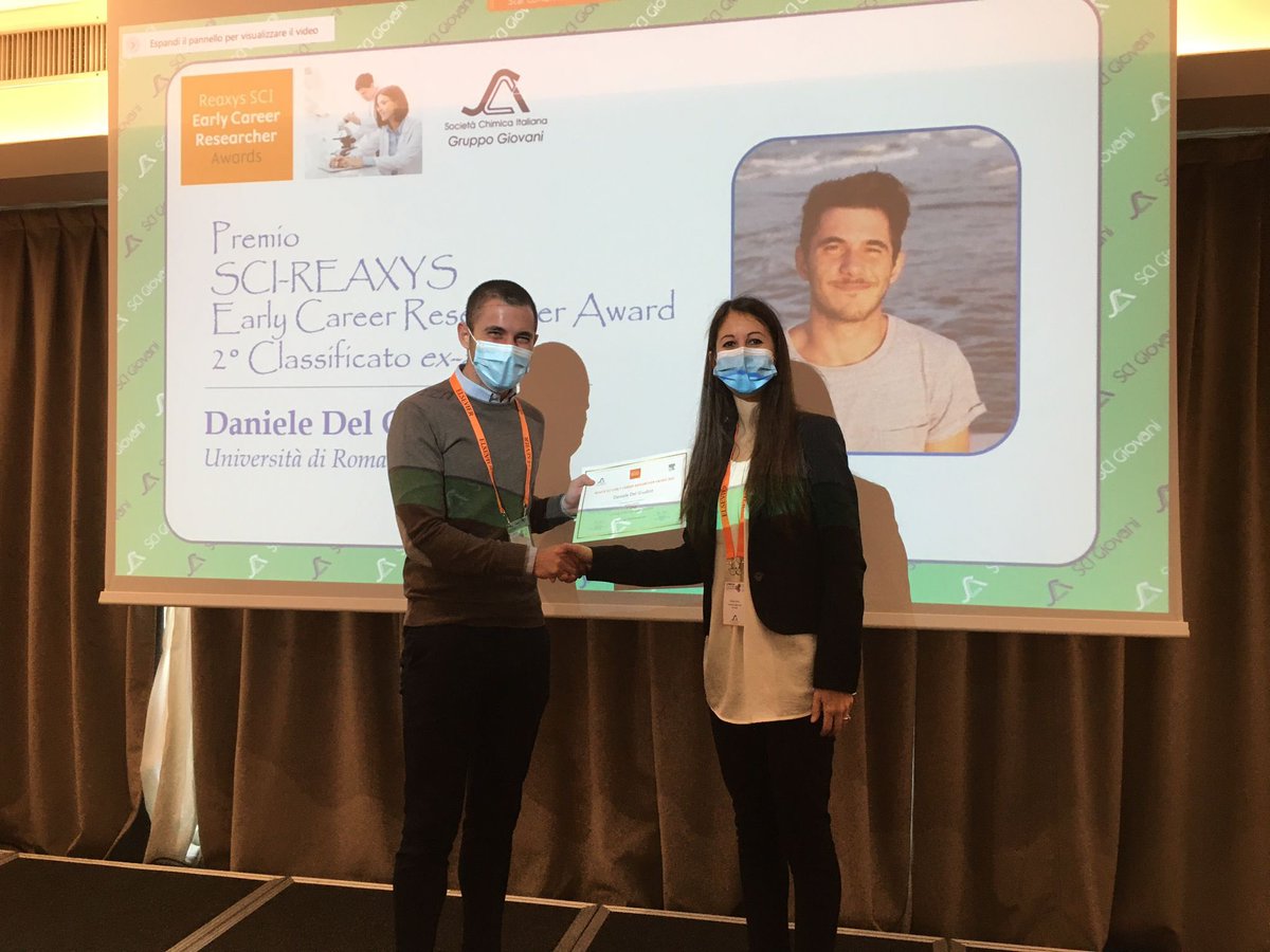 SciGiovani's tweet photo. I nostri vincitori del Premio SCI Reaxys Early Career Researcher Award 2021 #mycs2021 https://t.co/qL5F1bHwSm