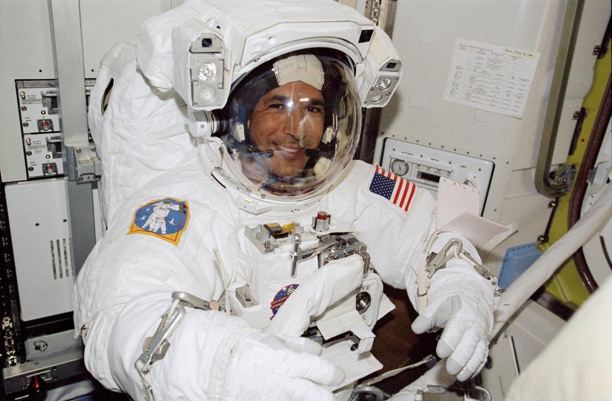 NASA_STI's tweet photo. #OTD in 2002 John Herrington launched aboard Shuttle Endeavour to the @Space_Station & became the first Native American in space. Read more: https://t.co/jU5fRdzDfQ
Find related research in the STI Repository: https://t.co/EP24gHSh8C
#NativeAmericanHeritageMonth #NASAMissionGo https://t.co/p2Dixu7wTB