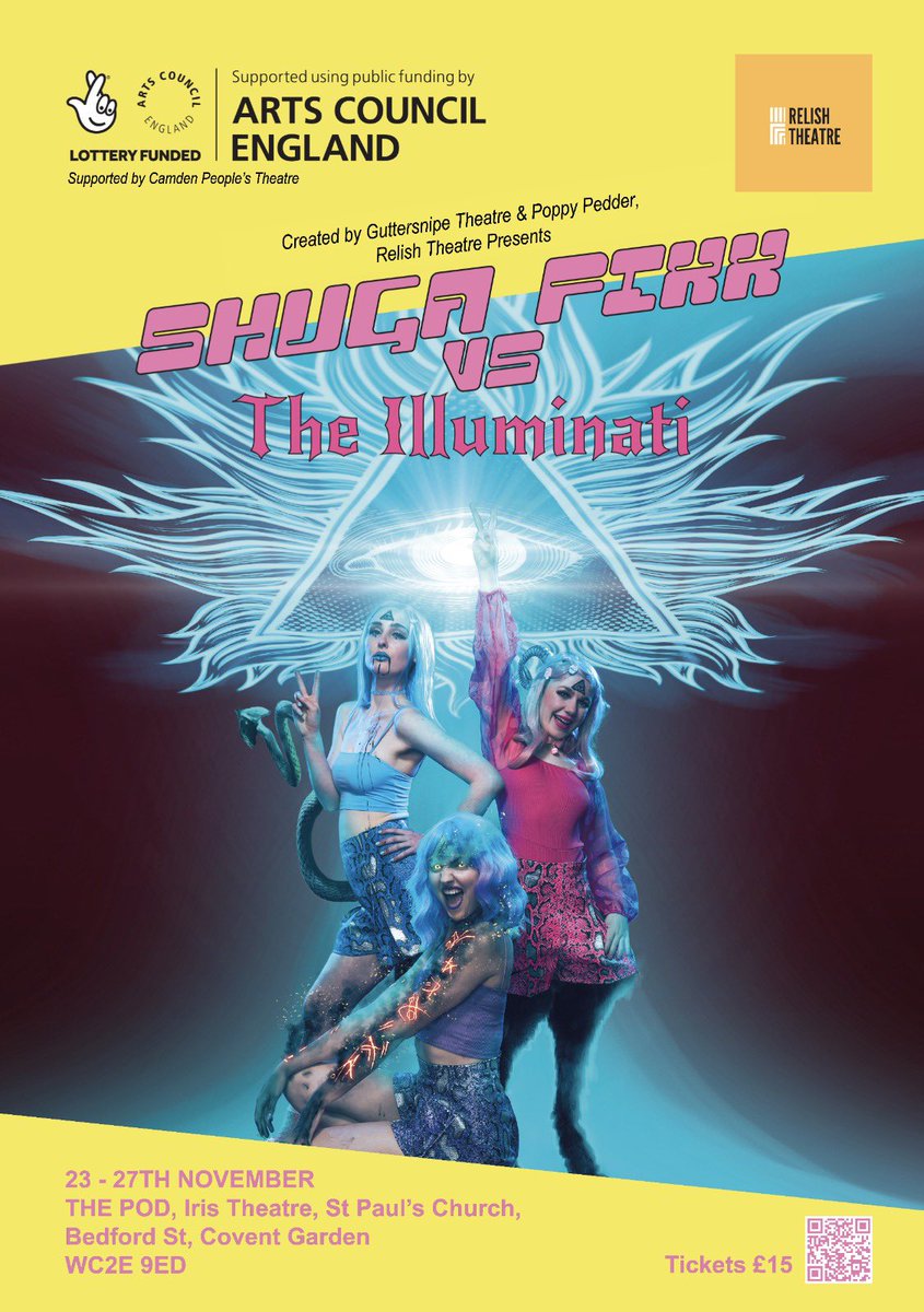 IT’S TONIGHT!!!!

Don’t be square, be a #GroovyChick and get on down to <a href="/Iristheatre/">Iris Theatre</a>’s #ThePOD this week to catch #SHUGAFIXX vs The Illuminati. We’ve got ultimate 👯‍♀️girl band vibez 👑, original 🎶pop bangerz 🎵, 💎 rhinestoned lizardz 🦎, and more. 

🎟 bit.ly/3mAnY5h 🎟