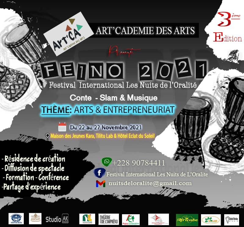 TILITU LAB (@tilitulab) on Twitter photo La grande messe des arts de l'oralité à Kara sera dite du 24 au 26 novembre 2021, nous vous convions à la cérémonie d'ouverture ce 24 Novembre 2021 <a href="/Tilitulab/">TILITU LAB</a> (Maison des jeunes de Kara) à 14h30.
Evénement transmise sur la page Facebook des organisateurs: facebook.com/21872196913372… La grande messe des arts de l'oralité à Kara sera dite du 24 au 26 novembre 2021, nous vous convions à la cérémonie d'ouverture ce 24 Novembre 2021 <a href="/Tilitulab/">TILITU LAB</a> (Maison des jeunes de Kara) à 14h30.
Evénement transmise sur la page Facebook des organisateurs: facebook.com/21872196913372…
