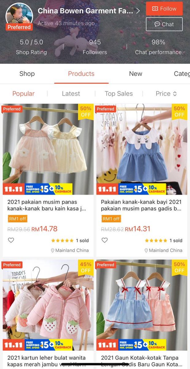 MdmLilyLilo's tweet photo. Murah &amp; comel semua baju2 ni 😍😍 https://t.co/ykV2Oc4x40