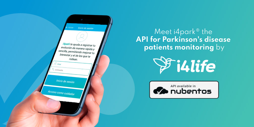 Now available in Nubentos #i4park the API for #parkinson disease patients monitoring by <a href="/i4_LIFE/">i4LIFE</a>  

Keep a daily record of the symptoms of your Parkinson's disease patients for better remote monitoring and higher quality consultations and treatments.

▶ bit.ly/3CFvt0F