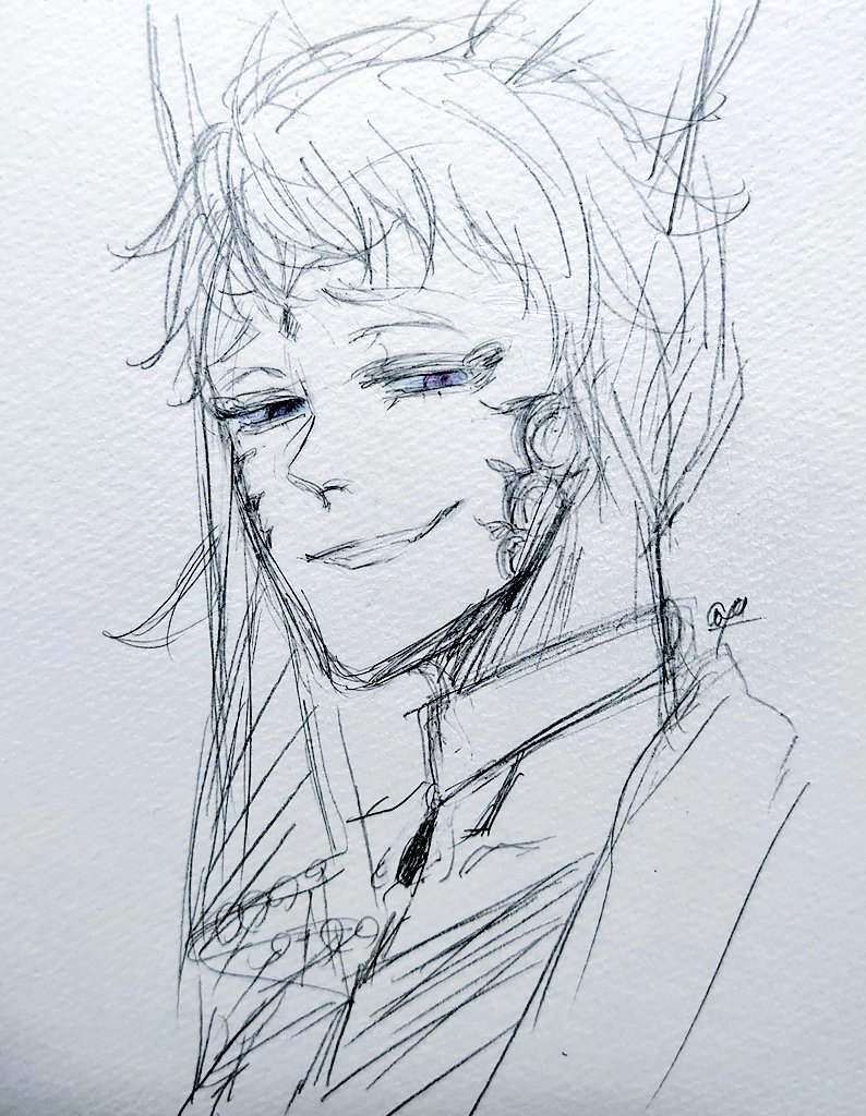 ちょっと顔だけ落描き。
憑依🥥くん!お顔が美人過ぎるんだよなぁ… 