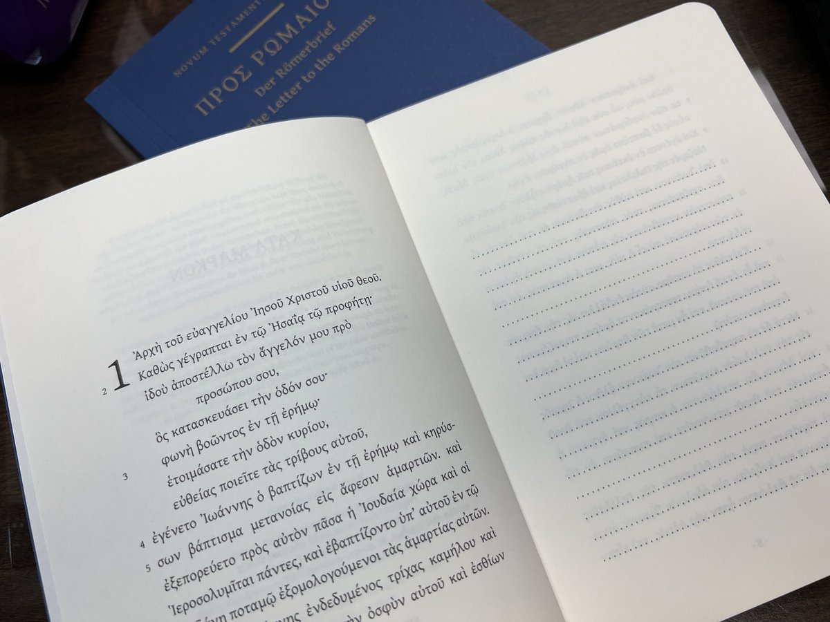Amazing Giveaway! 🆓 <a href="/hendricksonpub/">Hendrickson</a> graciously sent me two Greek Scripture Journals—Mark and Romans—to give away!

If you are passionate about Greek, these volumes should be in your personal library. 

RT and follow for a chance to win both journals. 📓