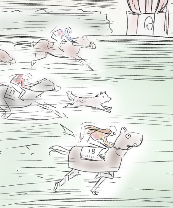 トキコサマノブタが日本ダービーを制した時のやつ 