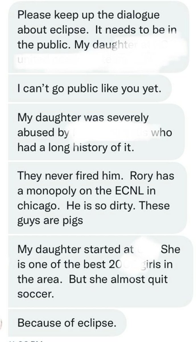 THEChrisKessell's tweet image. I want you all to understand that clubs with leadership like Rory Dames are full of coaches who act in the same manner. 

The culture created by abusers, manipulators, racists, and just generally terrible people enable more people like them to exist in the organization.