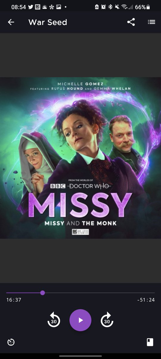 TheMetalWhovian's tweet photo. Happy #DoctorWho Day! 😁 Fell asleep much later than I would have liked to, so I ended up waking up around my normal time. Listening to more #Missy before work & I'm going to start 9DA #LostWarriors after work. Anyone listening to anything? I hope everyone has an awesome day! 😁 https://t.co/6QoeX9IJOw