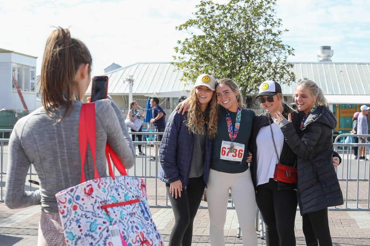😃 Smile! It's the picture perfect girls trip! Grab your girl gang + register as a team for the 20th anniversary race of the Seaside School Half Marathon &amp; 5K! 

Visit runseasidefl.com to reserve your spot!

📷: Brittany Godbee