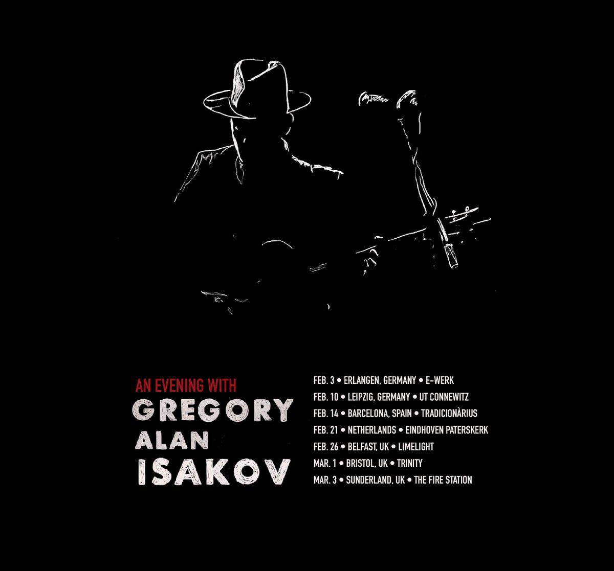 GregoryAIsakov's tweet photo. We are so looking forward to opening for @thelumineers  on their European tour this winter! We have added a few headlining shows in the midst of these dates. Tickets go on sale this Wednesday, November 24th, at 10am GMT. For more info: https://t.co/hQFUcbebNY https://t.co/Ka7qJzqa5D