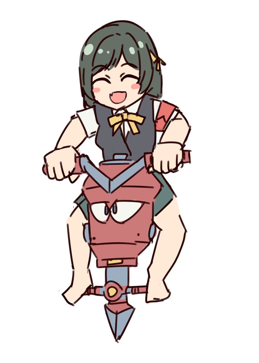 これはサクガーンに乗っている三船栞子です(?) 